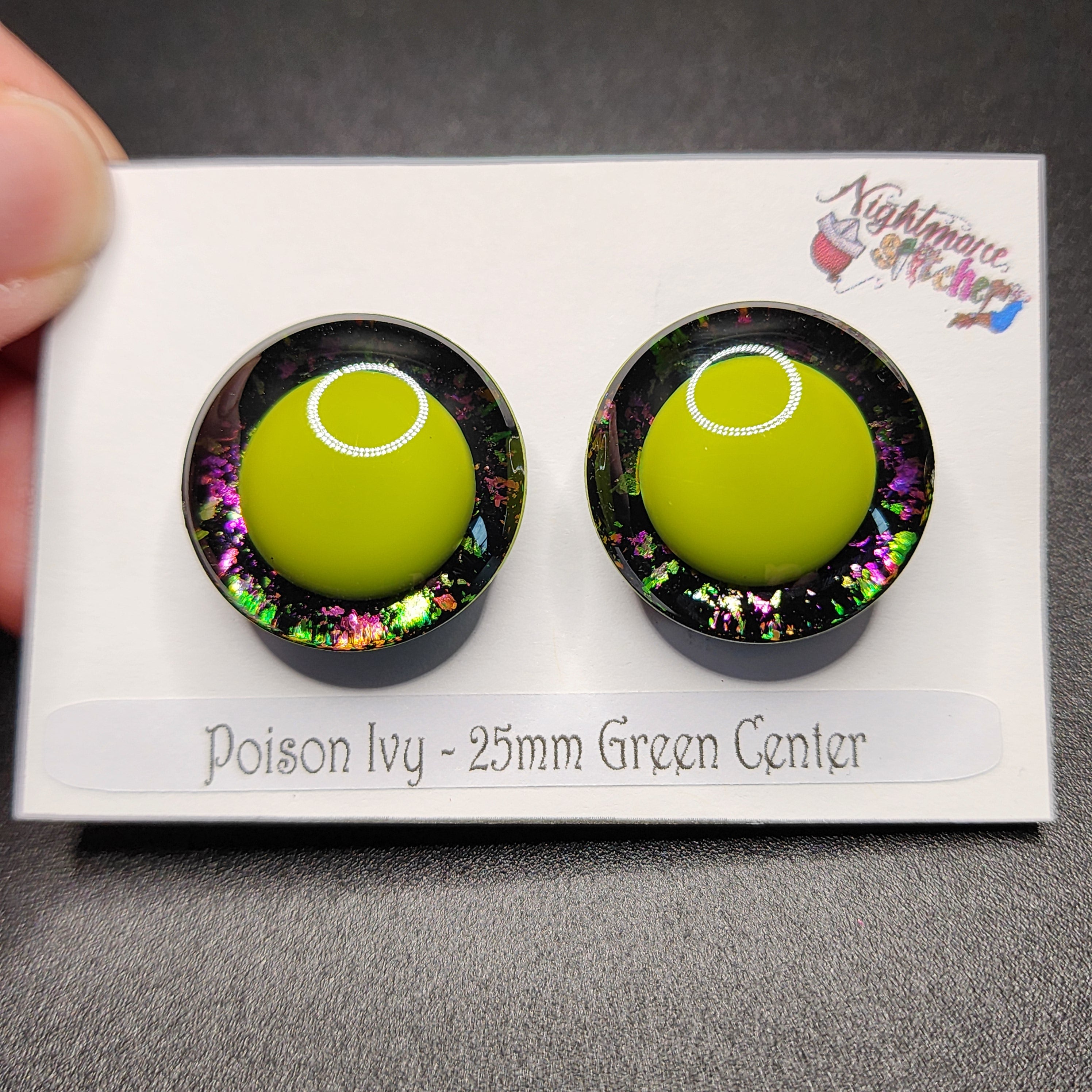 Poison Ivy Sinker Safety Eyes - Multi Size and Eye Type