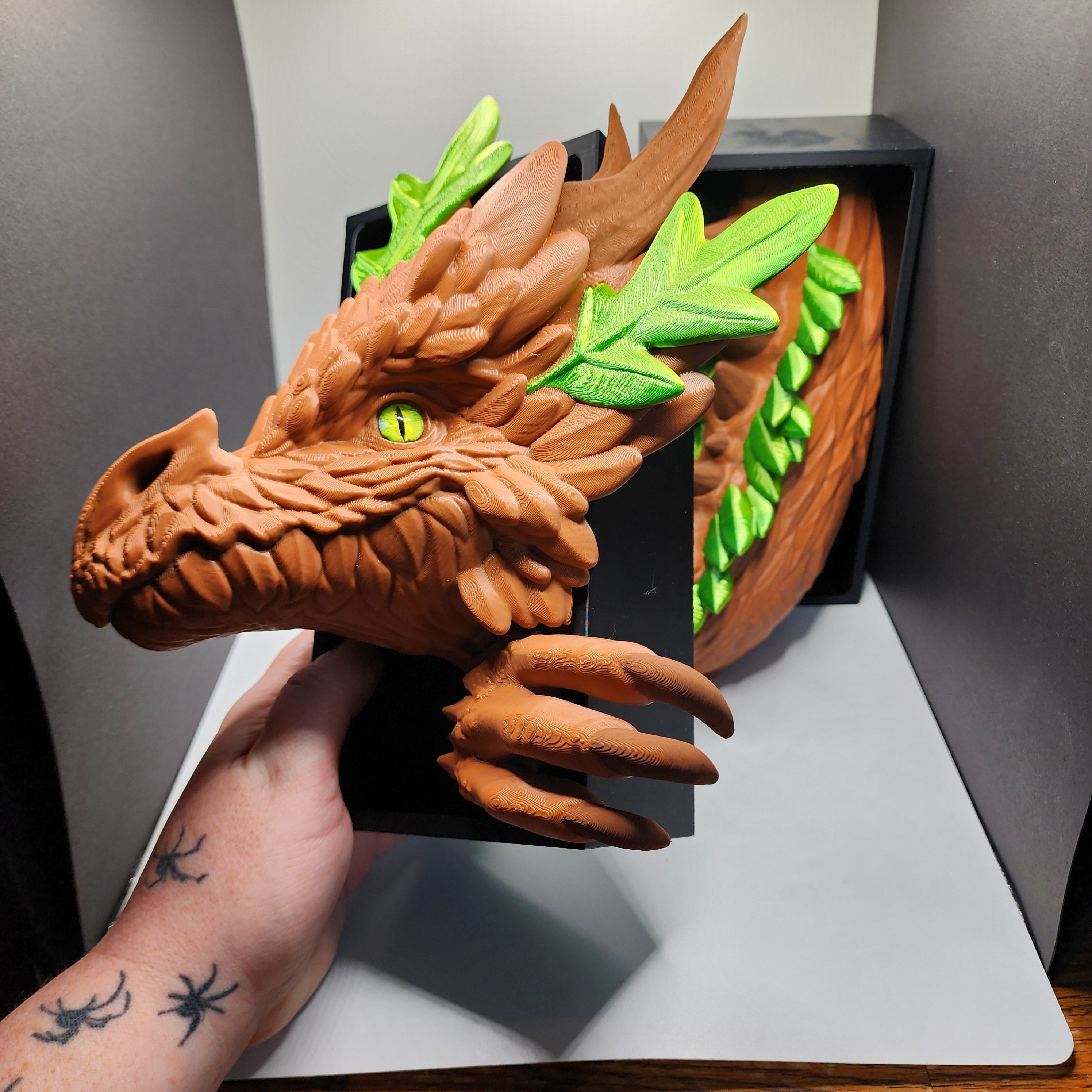 Forest Dragon Book Ends