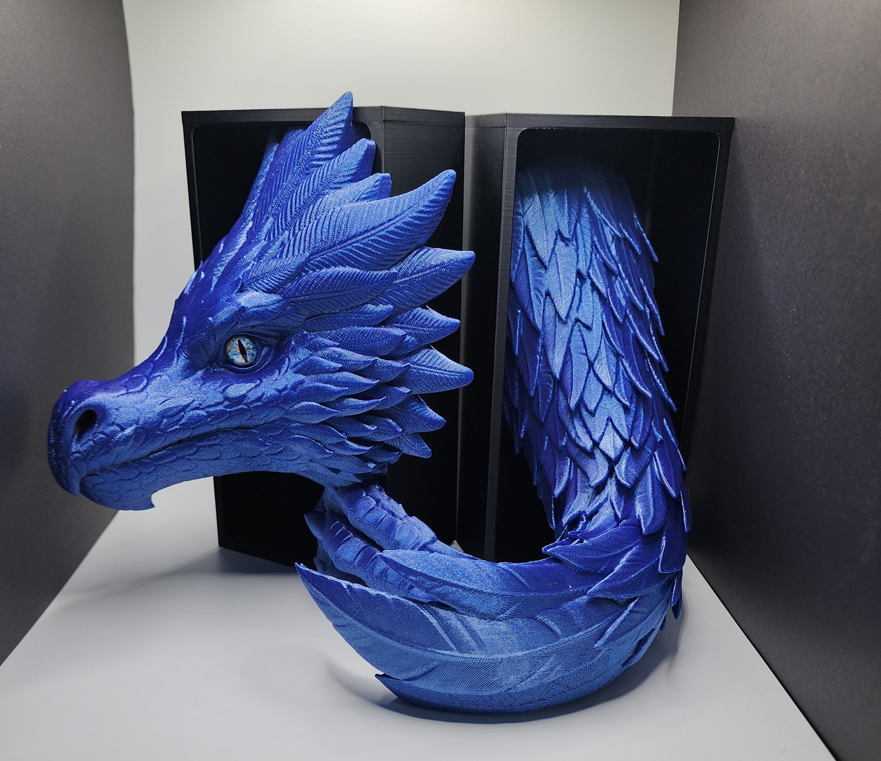 Feather Dragon Book Ends