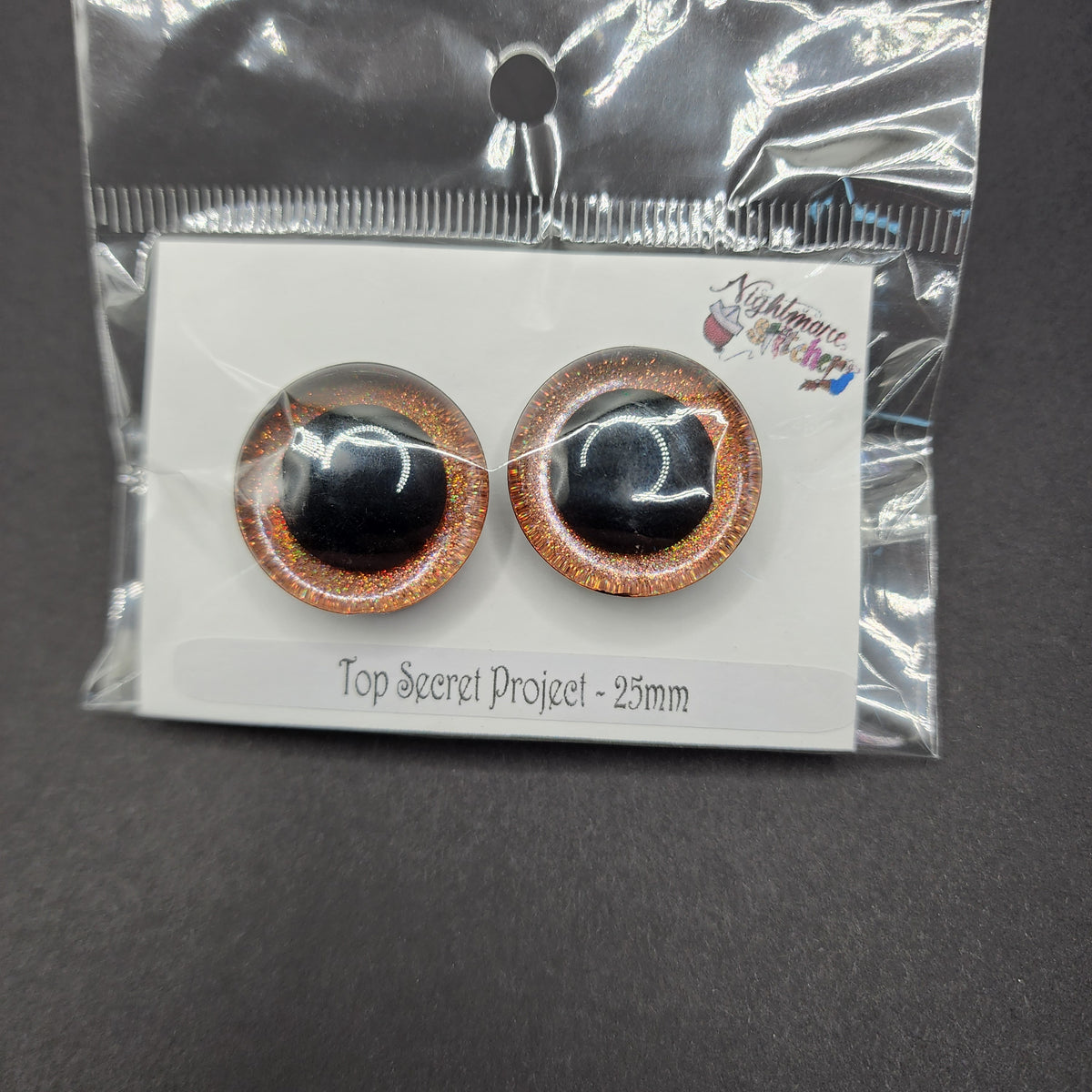 Top Secret Project Sinker Safety Eyes - 25mm Center Pupil