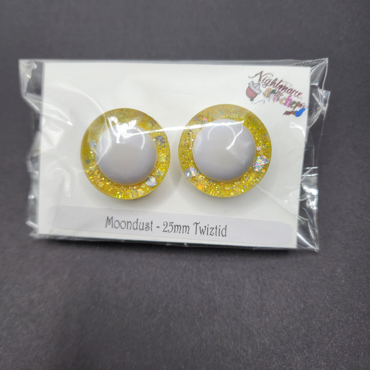Moondust Sinker Safety Eyes - 25mm Twiztid Center Pupil