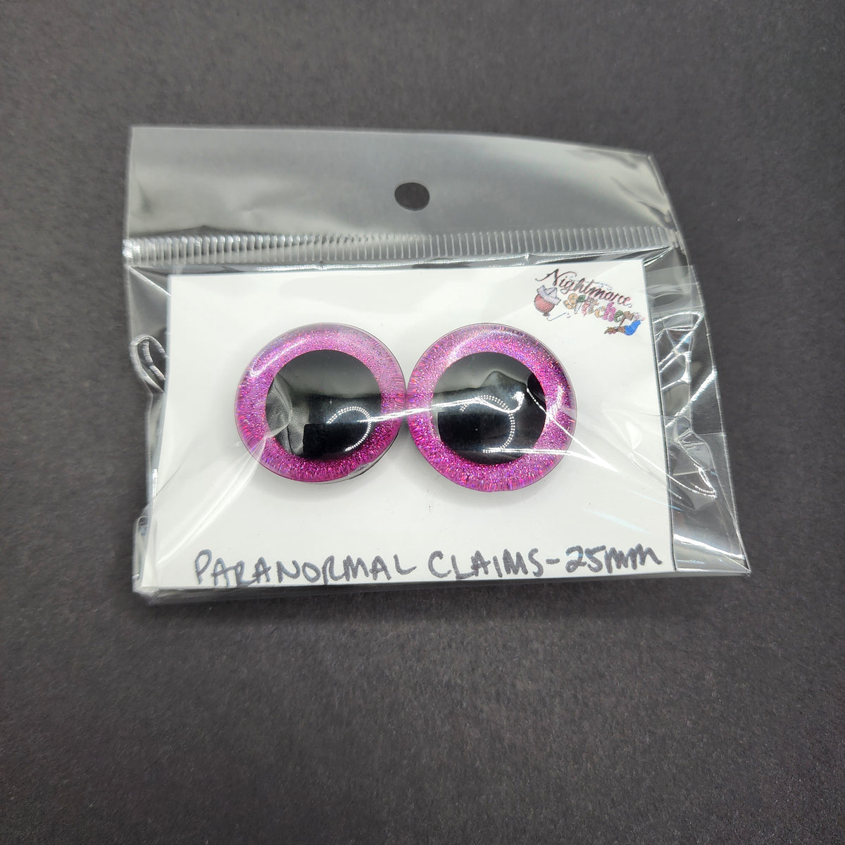Paranormal Claims Sinker Safety Eyes - 25mm Center Pupils