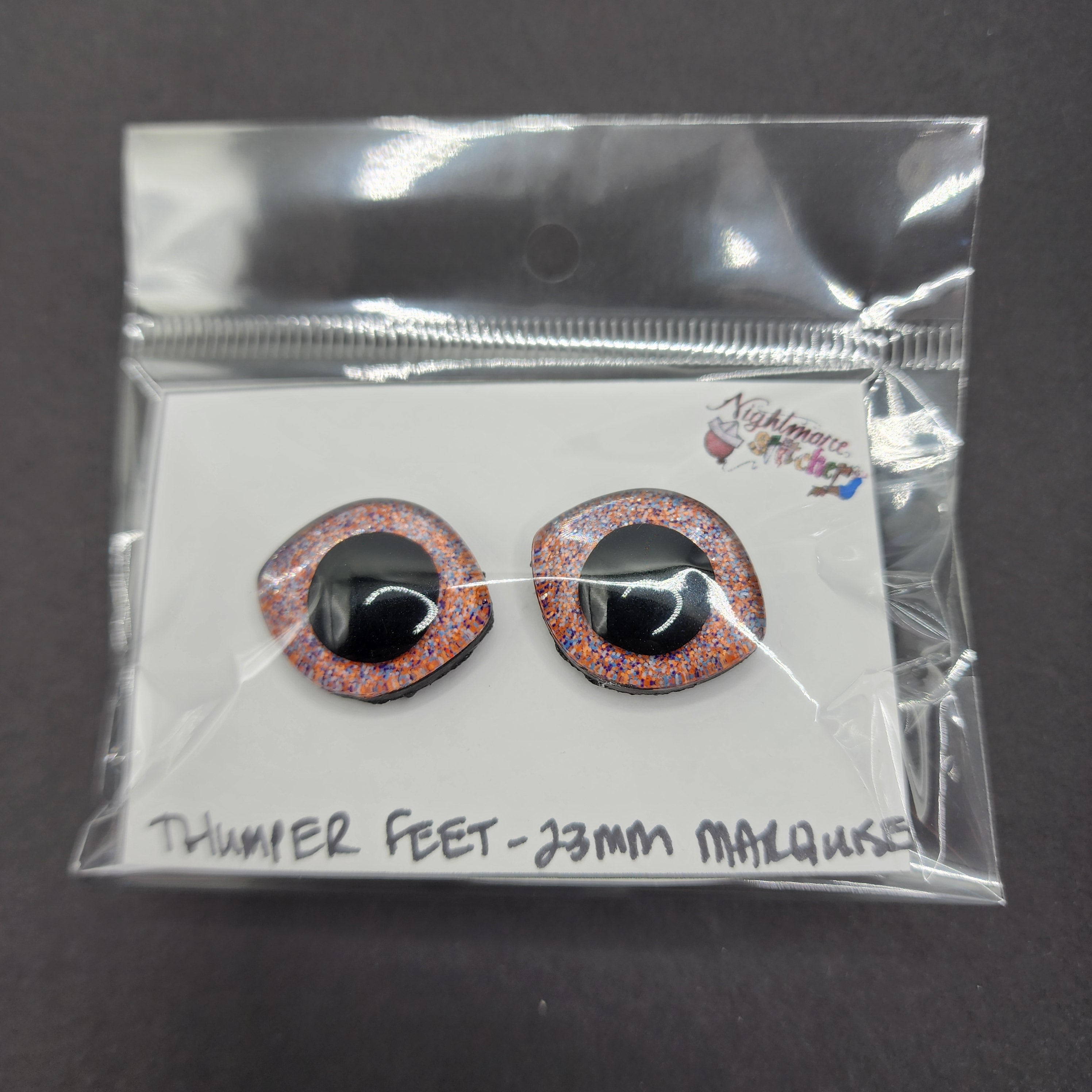 Thumper Feet Sinker Safety Eyes - 23mm Marquies Eyes