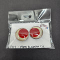 Fay Sinker Safety Eyes - 25mm Bloodshot Ck Pupil