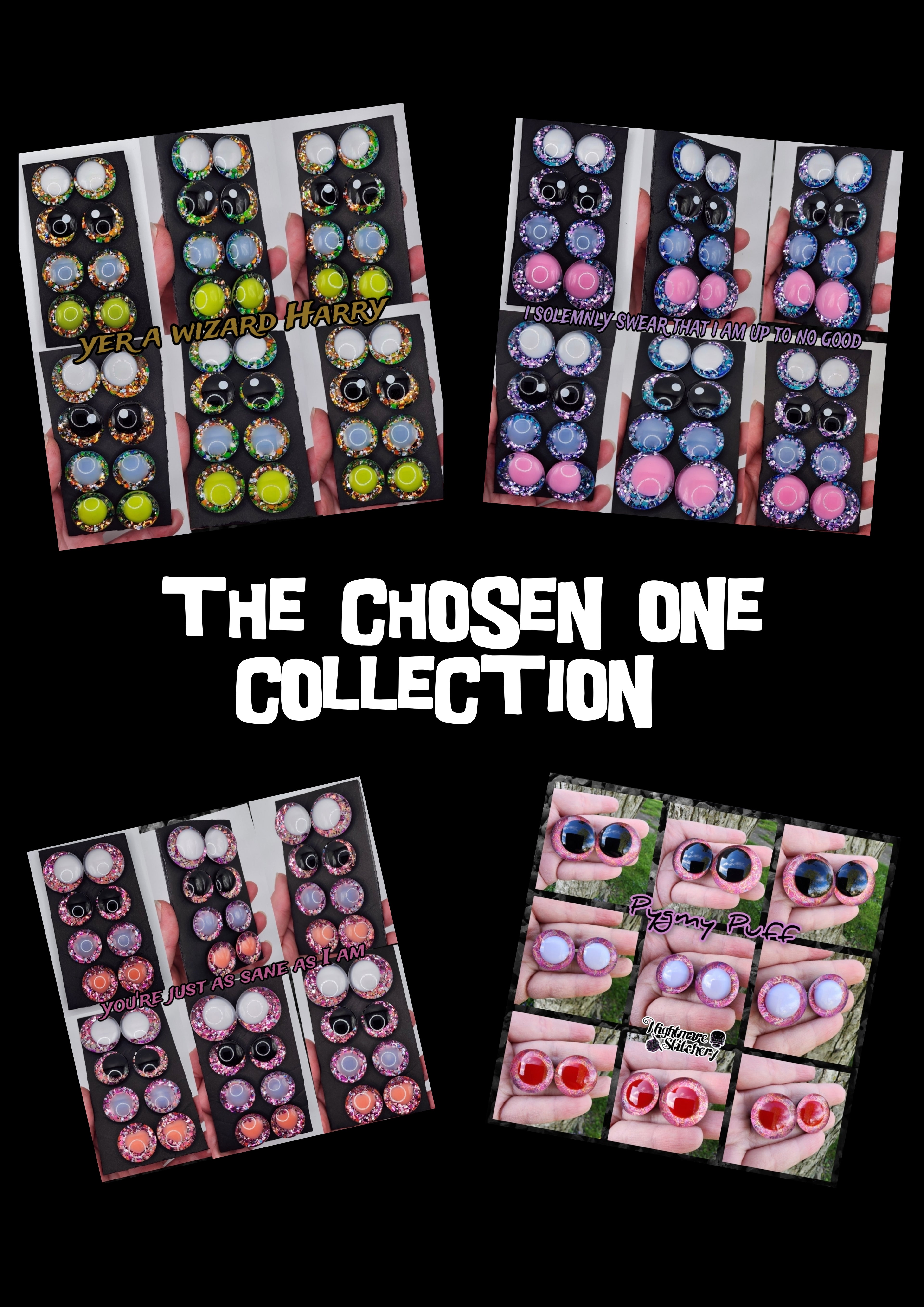 The Chosen One Collection Sinker Safety Eyes - Multi Size, Color, and Eye Type