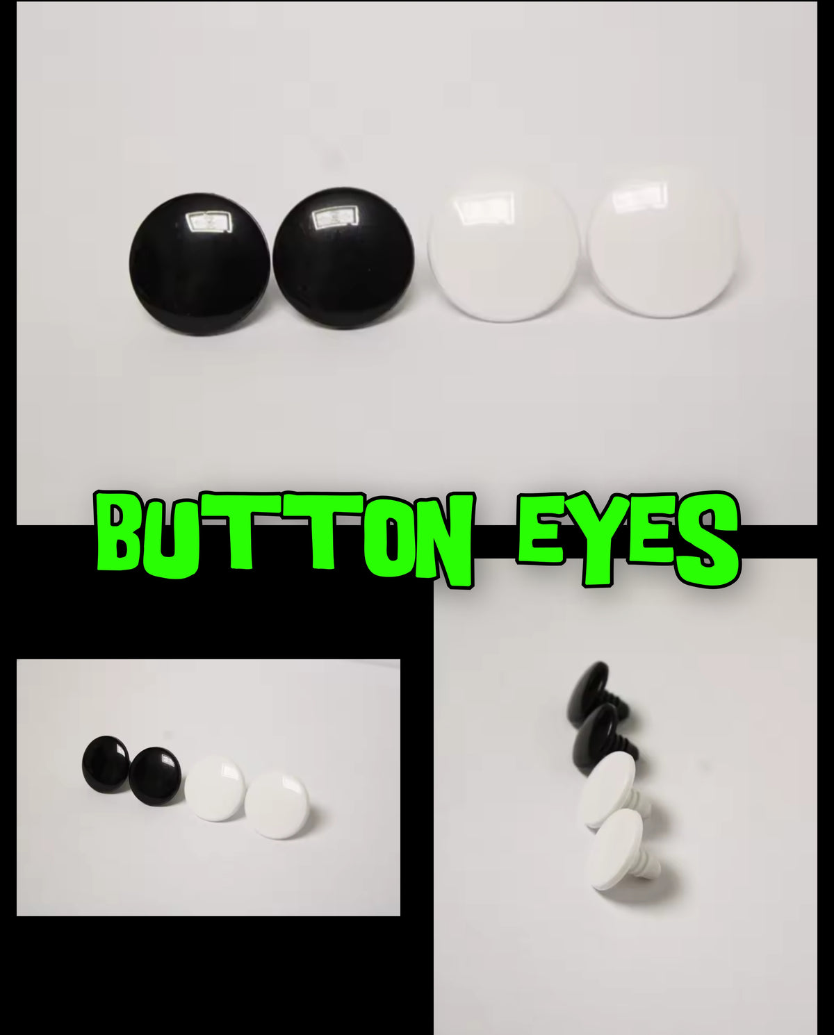 Button Style Safety Eyes
