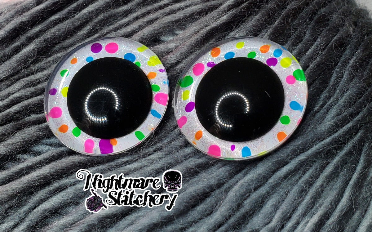 Easter Egg Hunt Sinker Safety Eyes - Multi Size and Eye Type