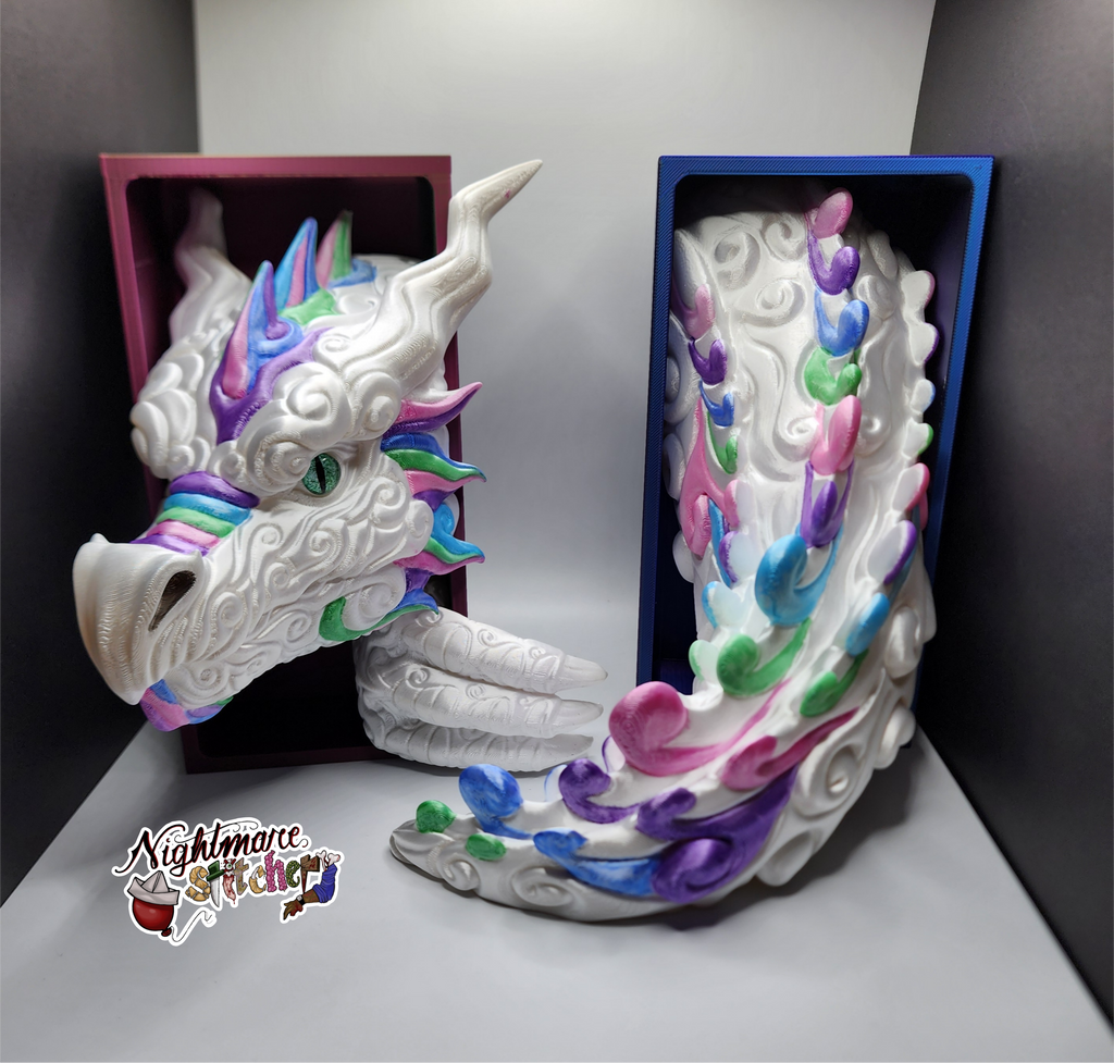 Cloud Dragon Book End