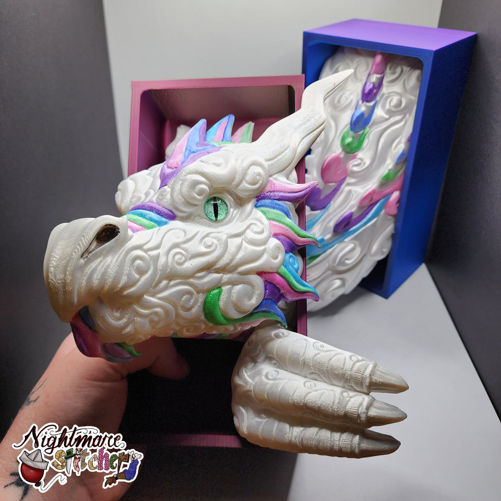 Cloud Dragon Book End