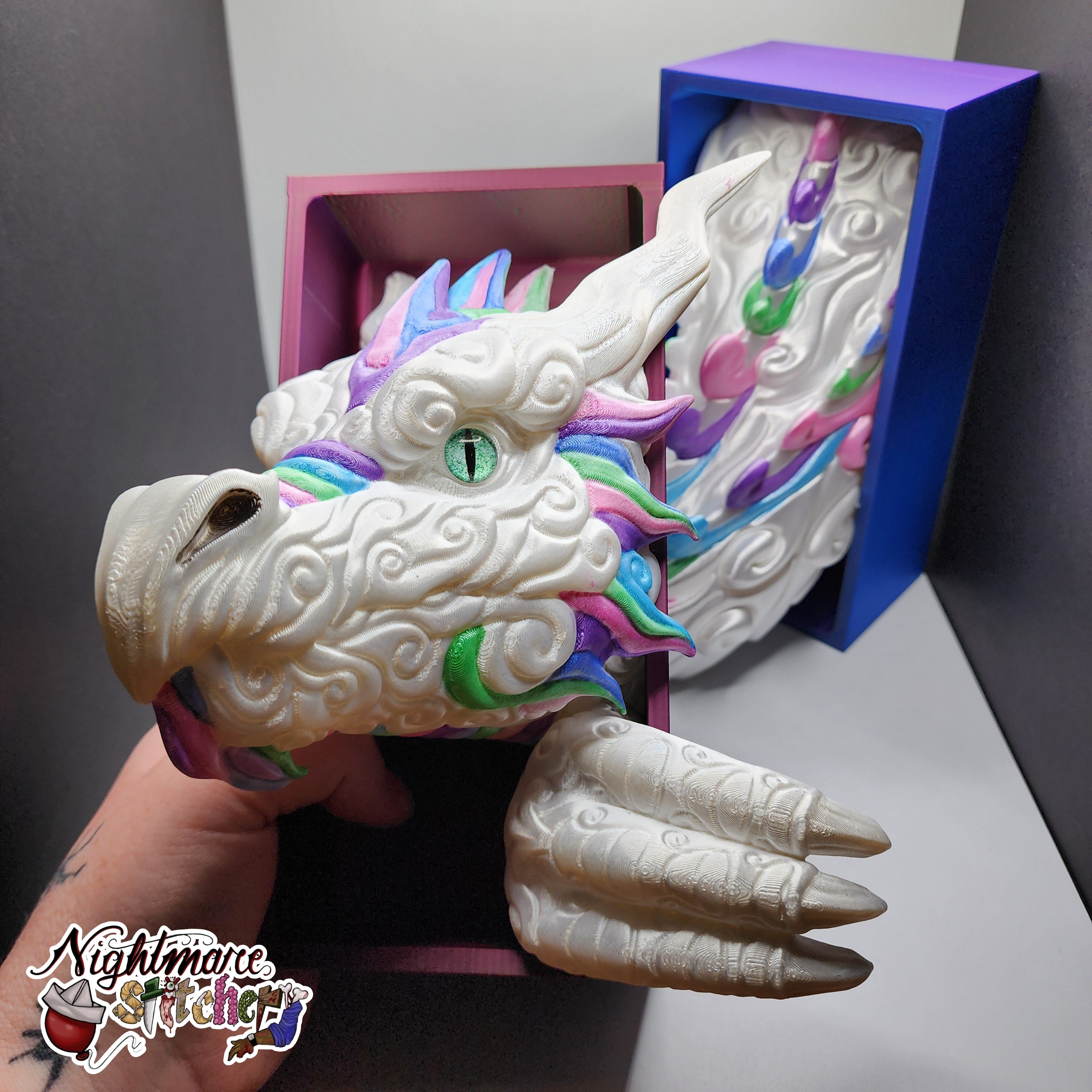 Cloud Dragon Book End