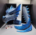 Water Dragon Book Ends
