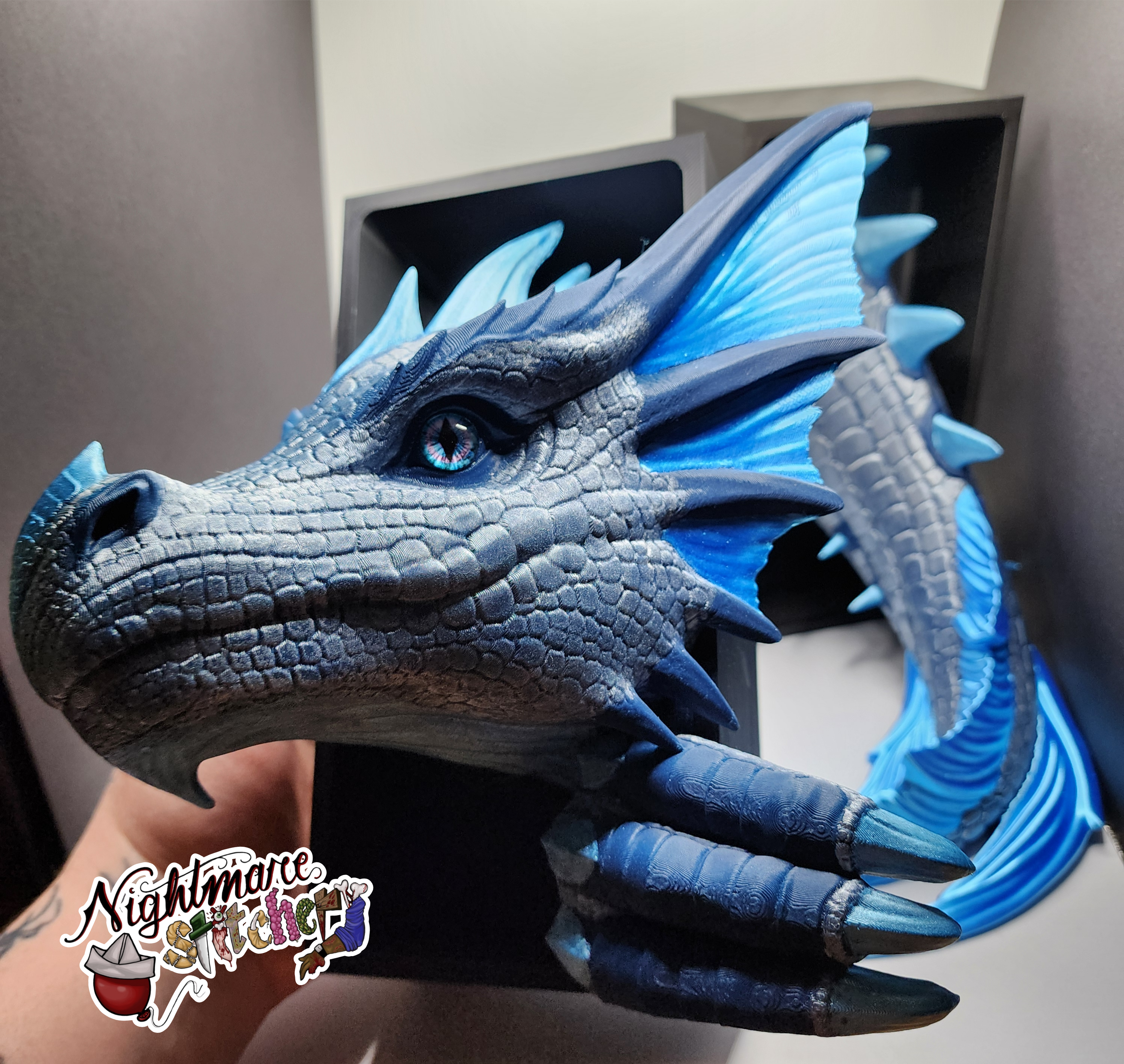 Water Dragon Book Ends