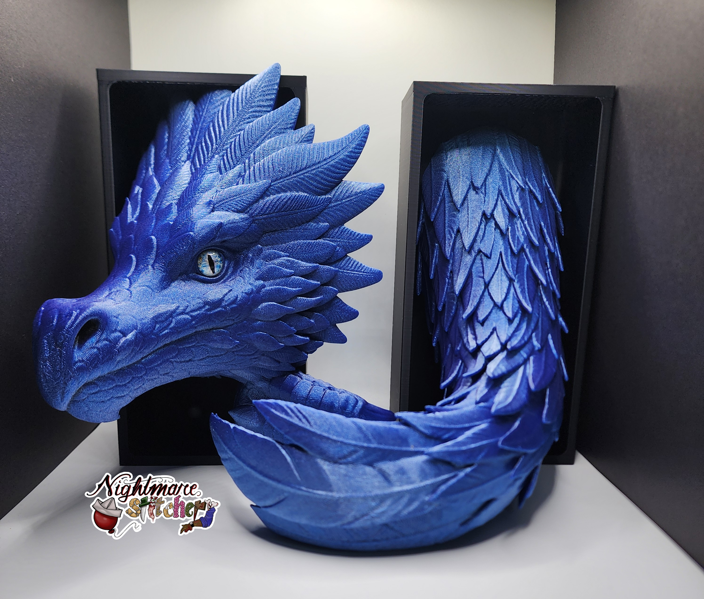 Feather Dragon Book Ends