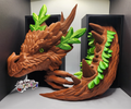 Forest Dragon Book Ends