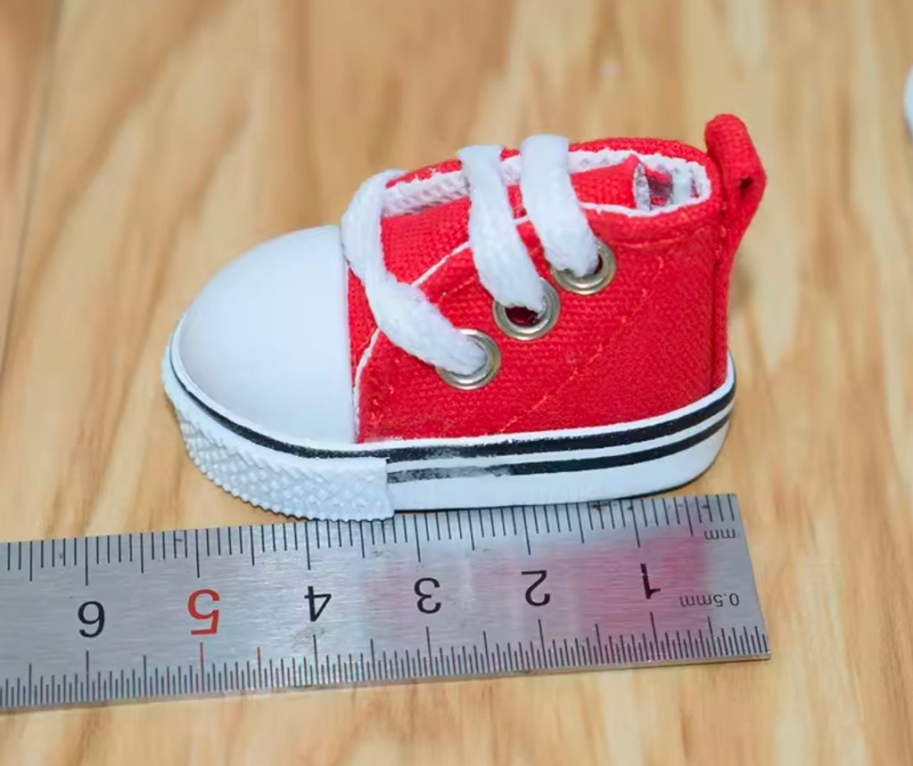 5cm Canvas Doll Shoes - Multi Color