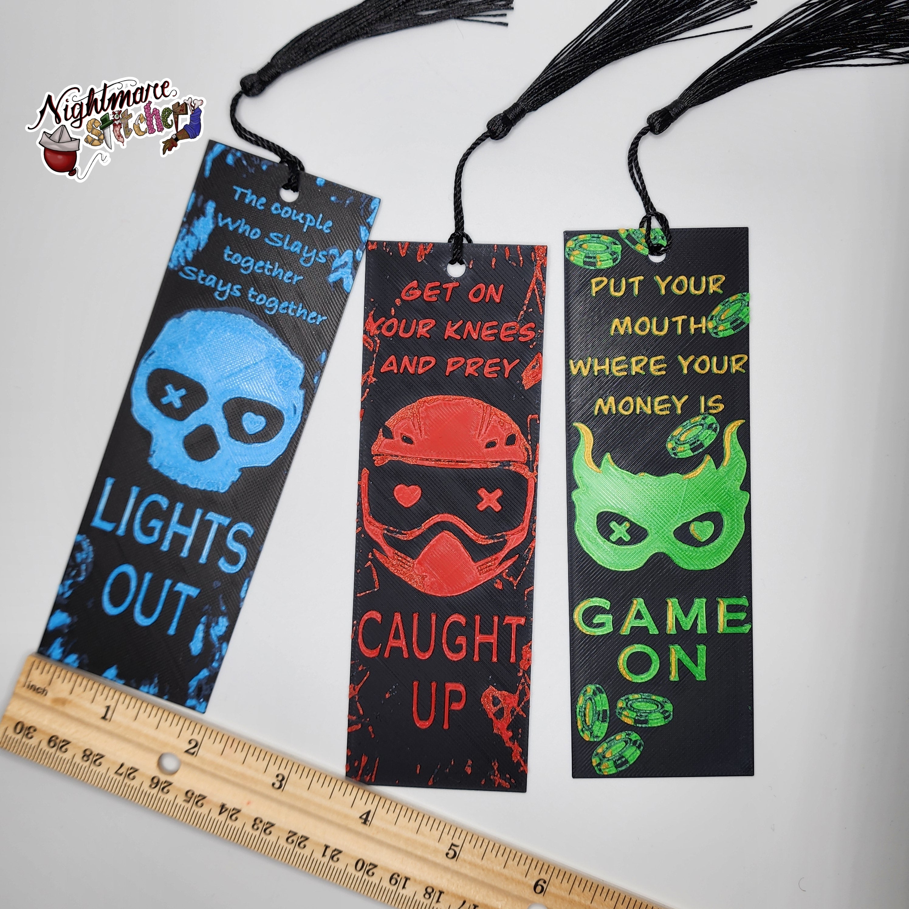Lights Out - Caught Up - Game On - Bookmark