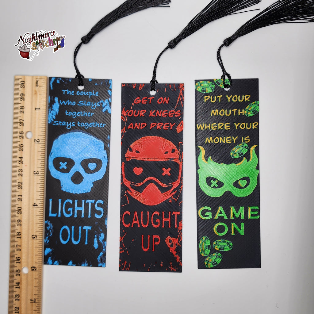Lights Out - Caught Up - Game On - Bookmark
